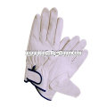 Pig Grain Leather Wing Thumb Driver Glove-7135